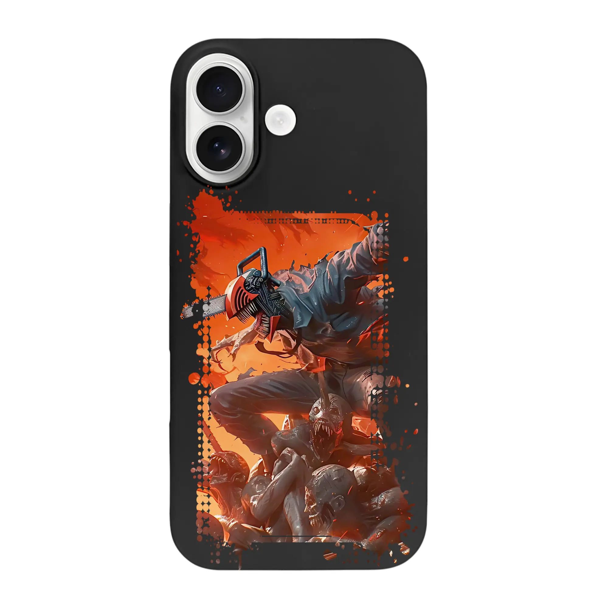 チェンソーマン グッズ,デンジ - iPhone 17 シリーズ シリコンケース 薄型 耐衝撃 指紋防止 ソフトタッチカバー 精密フィット 傷防止 保護ケース iPhone 17/17 Air/17 Pro/17 Pro Max 対応